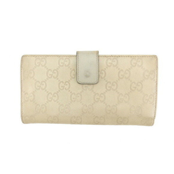 Gucci beige Wallet long crest ssima bifold heart - Picture 1 of 6